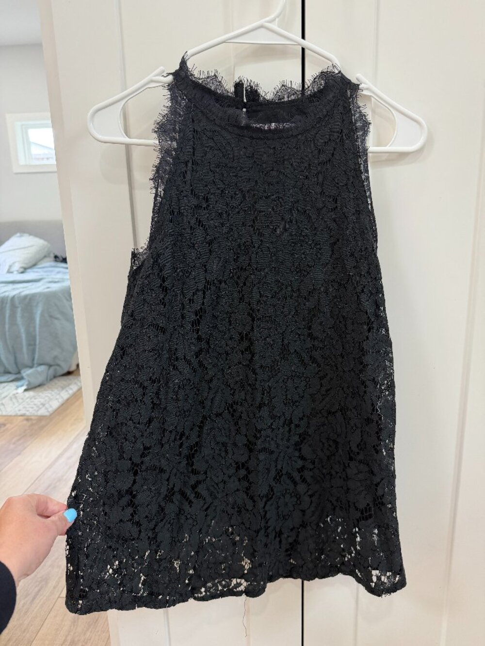 Lacy black shirt - never worn!